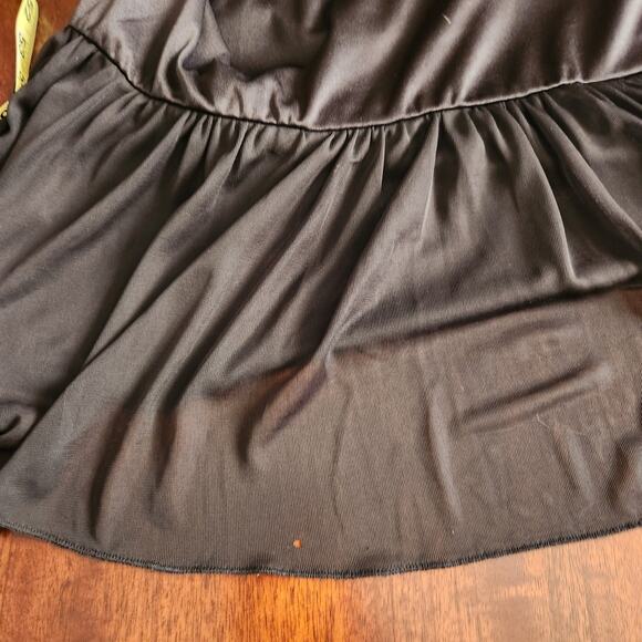 City Triangles Y2K Black Tiered Ruffled Mini‎ Dress Women's Large - Picture 12 of 12